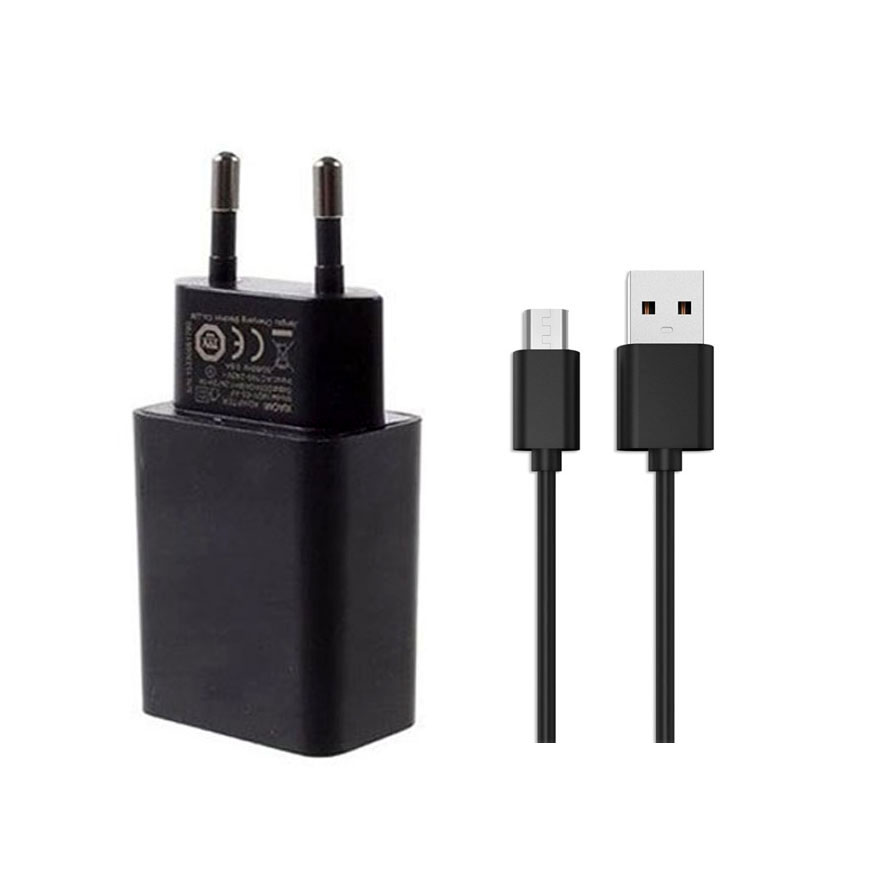 شارژر دیواری مدل MDY-08-DF به همراه کابل تبدیل microUSB                     غیر اصل