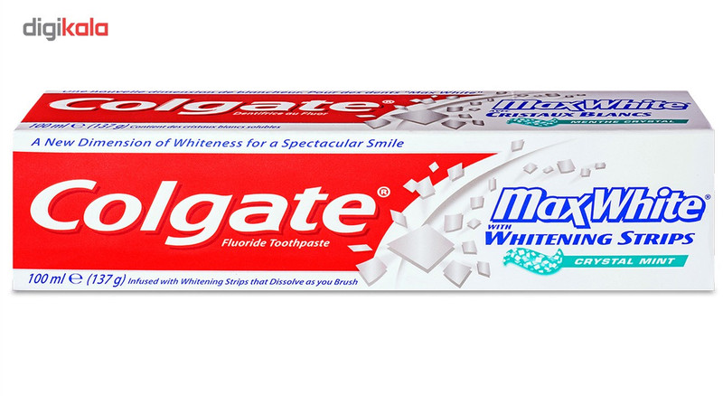 خمیر دندان کلگیت مدل Max White حجم 100 میلی لیتر خمیر دندان کلگیت مدل Max White حجم 100 میلی لیتر