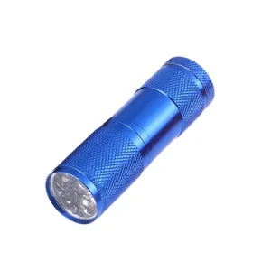 Flexible 9LED UV Blacklight Flashlight Torch Light