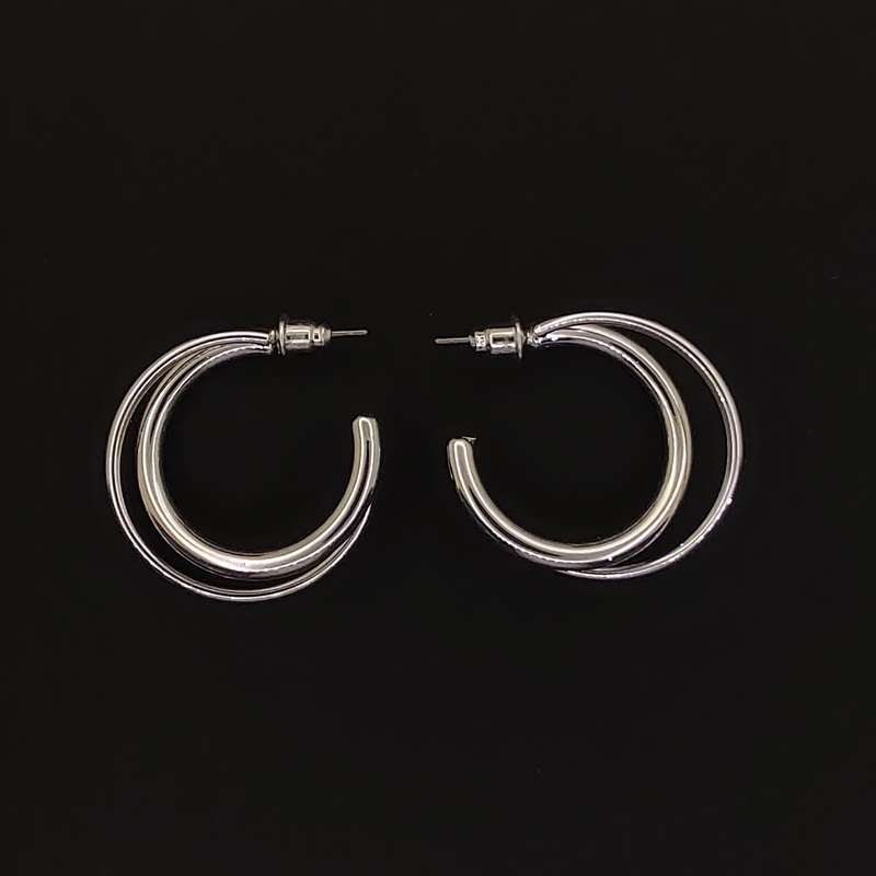 گوشواره زنانه اکسسورایز مدل دو حلقه کد 02 گوشواره زنانه اکسسورایز مدل دو حلقه کد 02