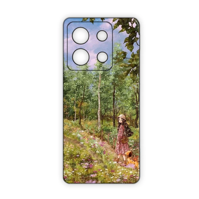 کاور مدل دخترانه کد 282 مناسب برای گوشی موبایل شیائومی Redmi Note 13 Pro 4G / Poco M6 Pro 4G