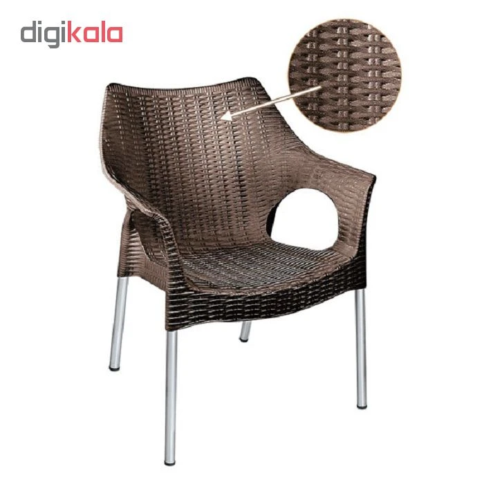 عکس شماره 2 : صندلی ناصر پلاستیک کد 991