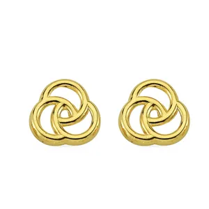 گوشواره طلا 18 عیار نیکان زر مدل GE106