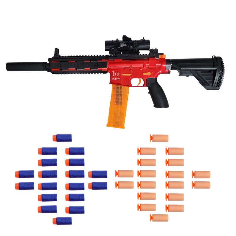 تفنگ بازی مدل HK416 کد 11989 مجموعه 37 عددی