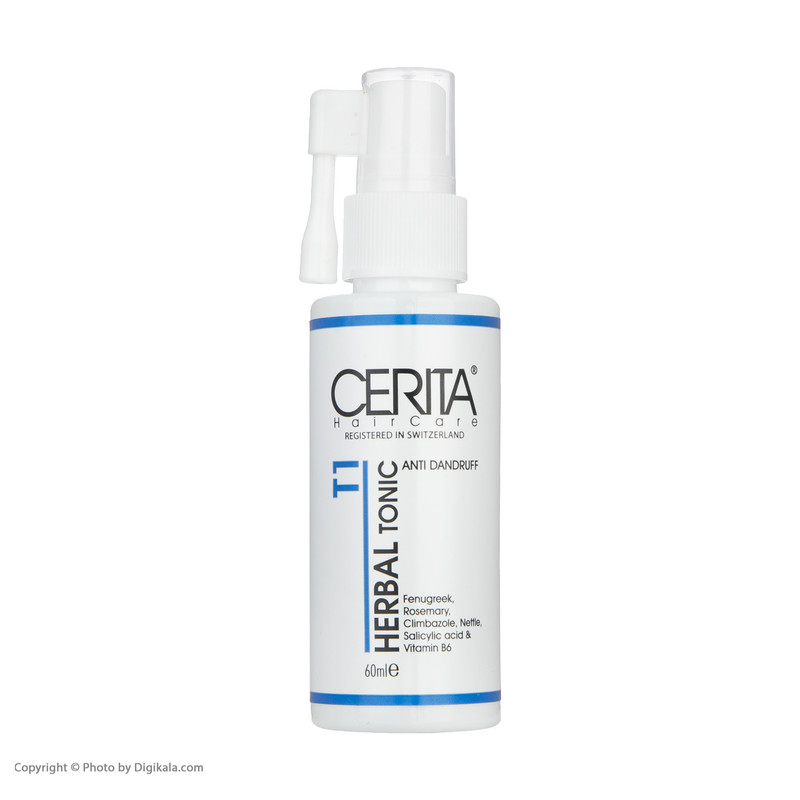 تونیک تقویت کننده و ضد شوره سریتا مدل Herbal حجم 60 میلی لیتر