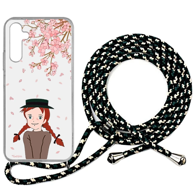 کاور طرح آنشرلی مناسب برای گوشی موبایل سامسونگ  Galaxy A54 به همراه بند