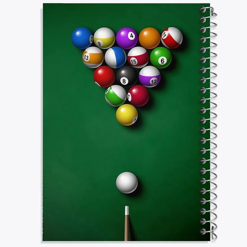 دفتر نت موسیقی 50 برگ خندالو مدل بیلیارد Billiard کد 28108