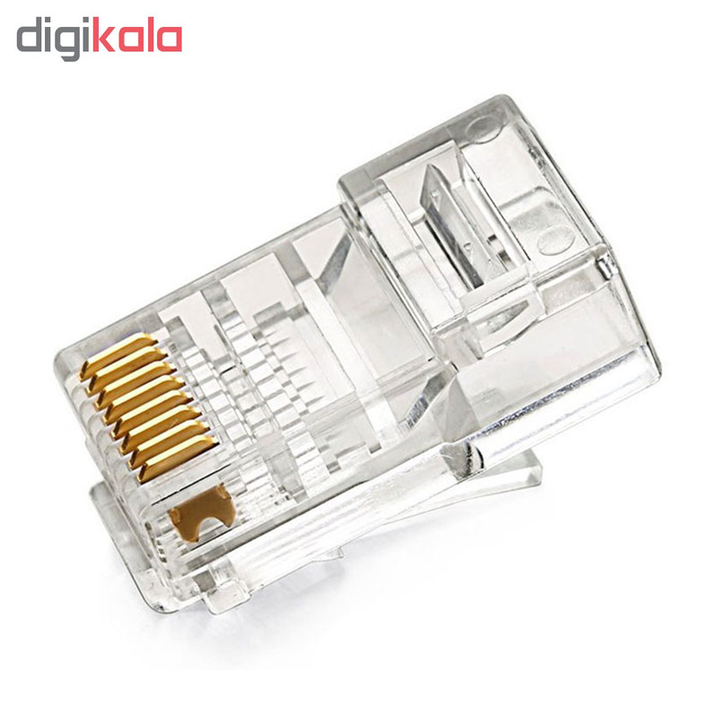کانکتور Cat6 ای ام پی مدل AMP-110 بسته 10 عددی 1