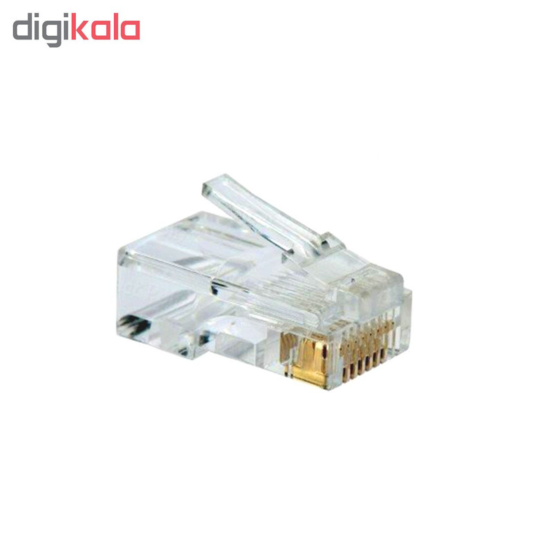 کانکتور Cat6 ای ام پی مدل AMP-110 بسته 10 عددی 2