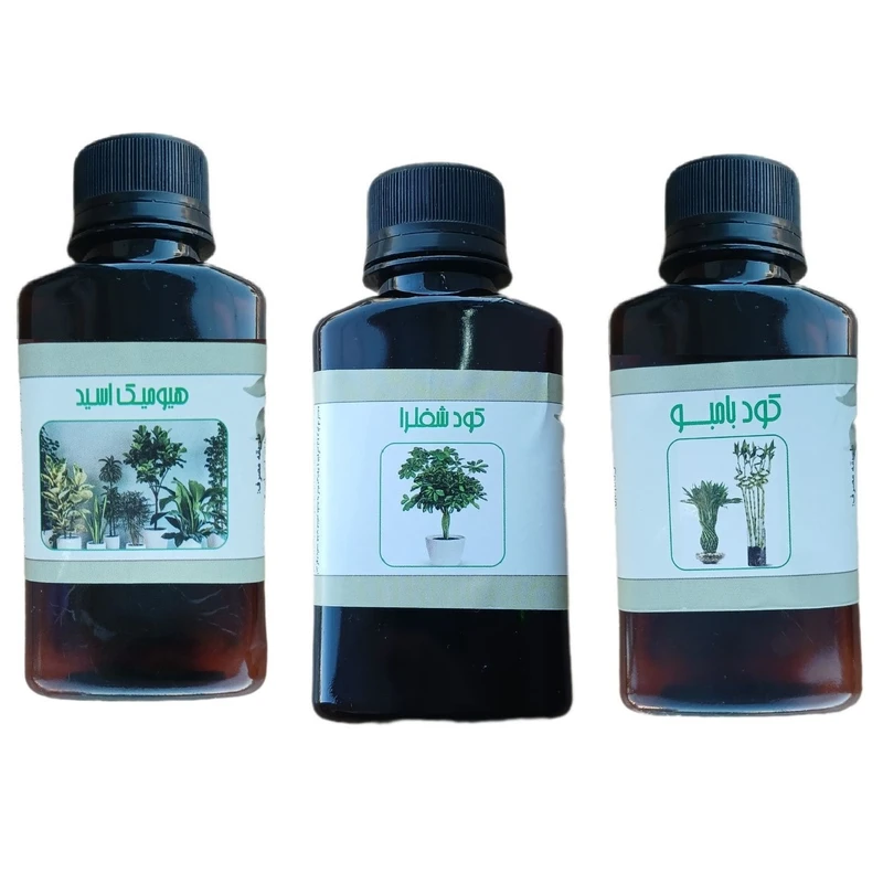 کود مایع هیومیک اسید و بامبو و شفلرا مدل life drop حجم 110 میلی لیتر