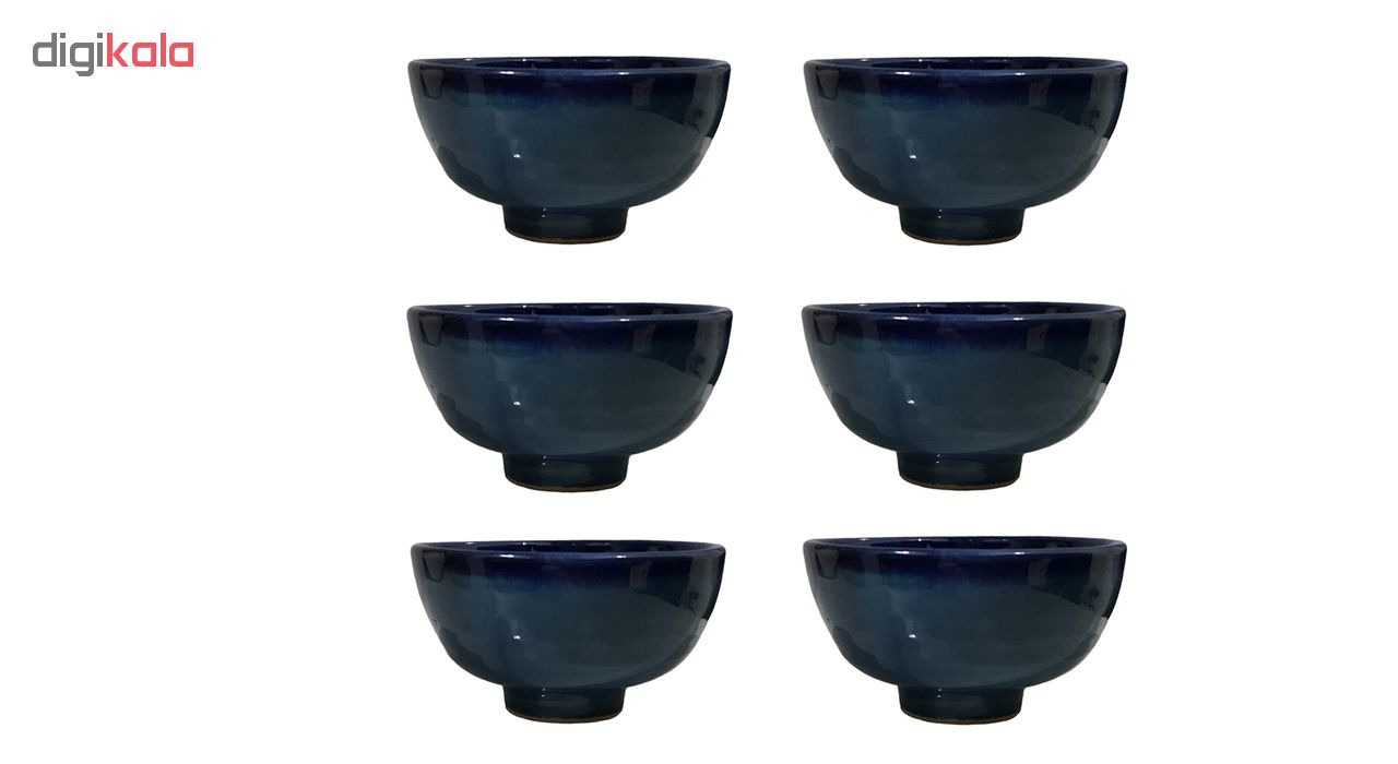 کاسه ترشی خوری سفالی کد 850 بسته 6 عددی