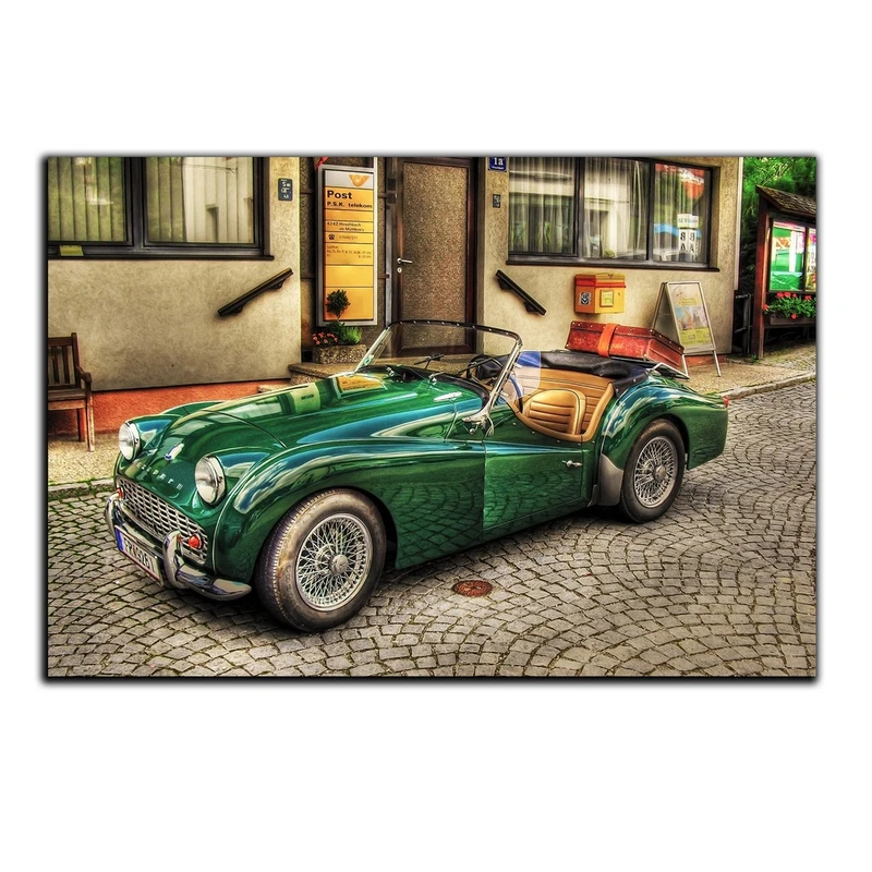 تابلو شاسی بکلیت طرح ماشین کلاسیک سیتروئن مدل SH-4864