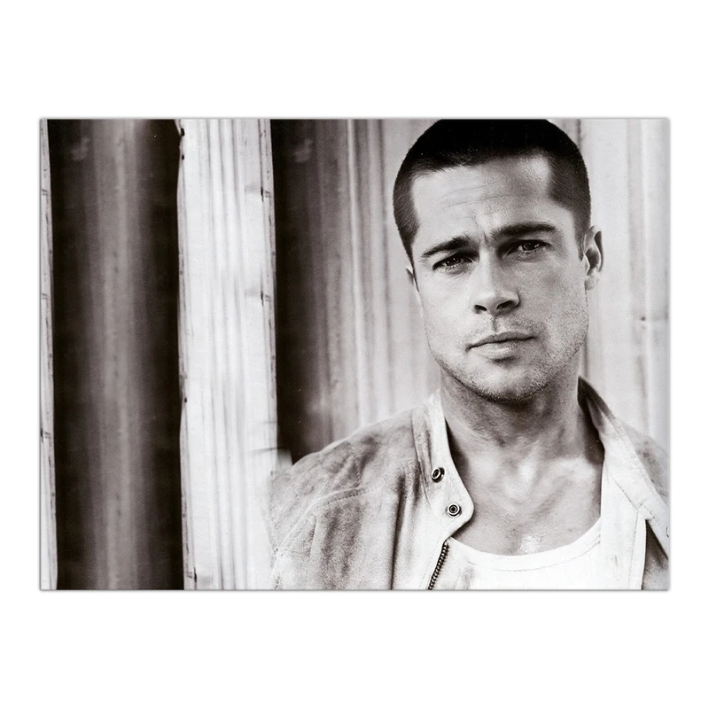 تابلو شاسی گالری آگاپه مدل H51 طرح Brad Pitt