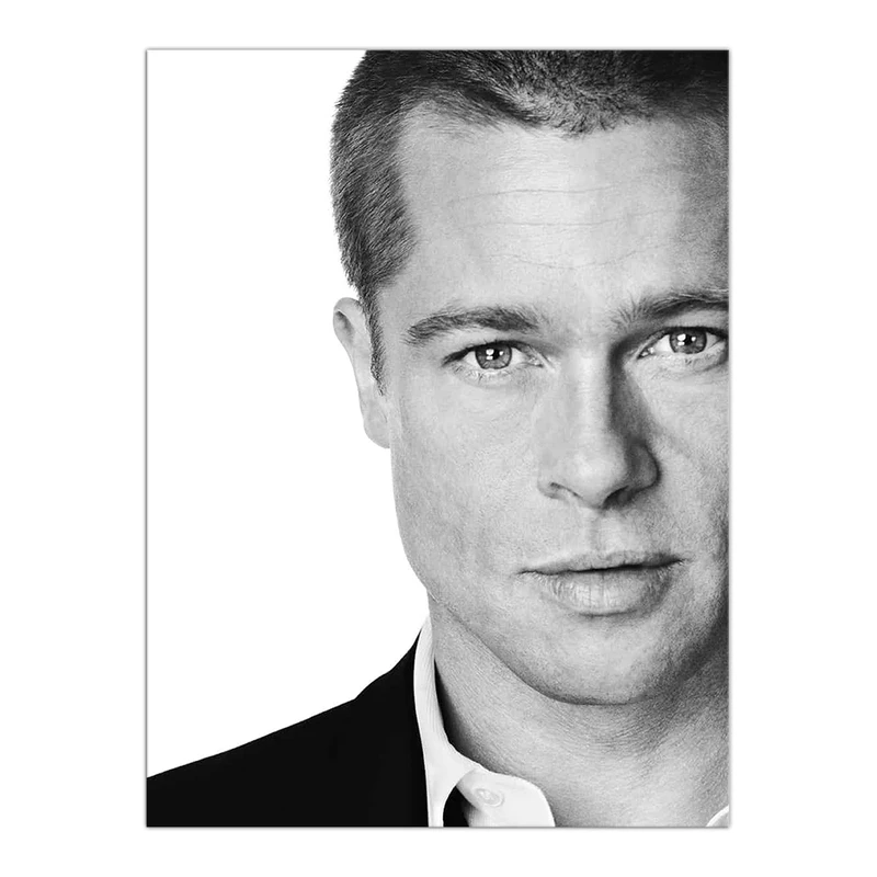تابلو شاسی گالری آگاپه مدل H53 طرح Brad Pitt