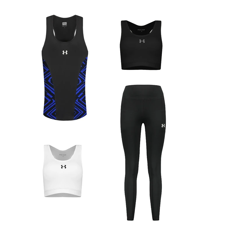 ست چهار تکه لباس ورزشی زنانه مدل 1801-8101-4104-1801