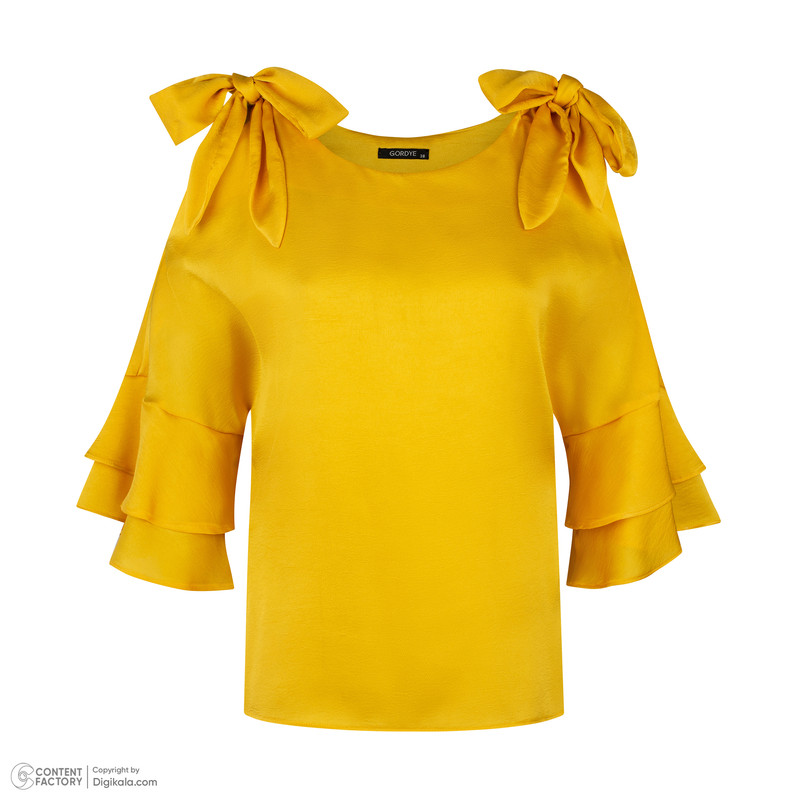 بلوز آستین سه ربع زنانه گردیه مدل 304230