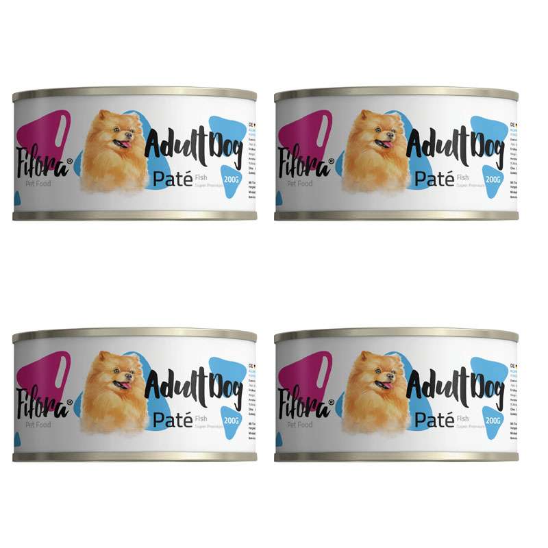 کنسرو غذای سگ نژاد کوچک فیفورا مدل Fish وزن 100 گرم بسته 4 عددی