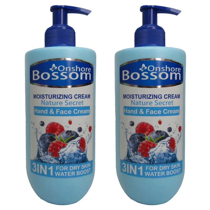 کرم آبرسان انشور بوسوم مدل blueberry حجم 500 میلی لیتر مجموعه 2 عددی