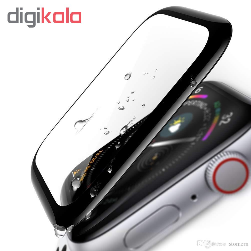 محافظ صفحه نمایش شیشه ای مدل full Glue 4D مناسب برای اپل واچ 40 میلی متر