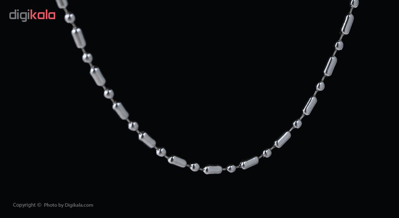 زنجیر زنانه نوژین طرح خط و نقطه