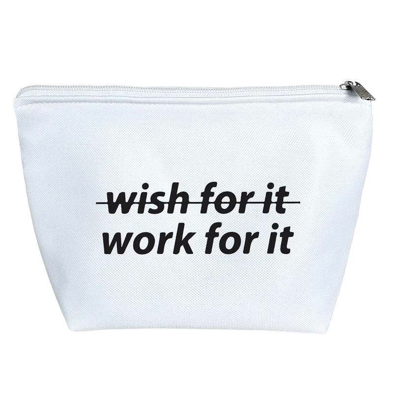 کیف لوازم آرایش دخترانه خندالو مدل آرزو نکن کار بکن کد 9882