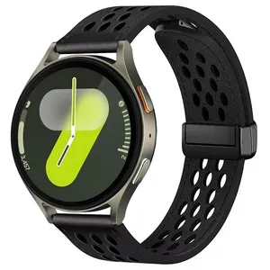 بند آکوآرا مدل Hole-Learther-MAG AK مناسب برای ساعت هوشمند میبرو A2 / C3 / X1 / A1 / Lite 2 22mm