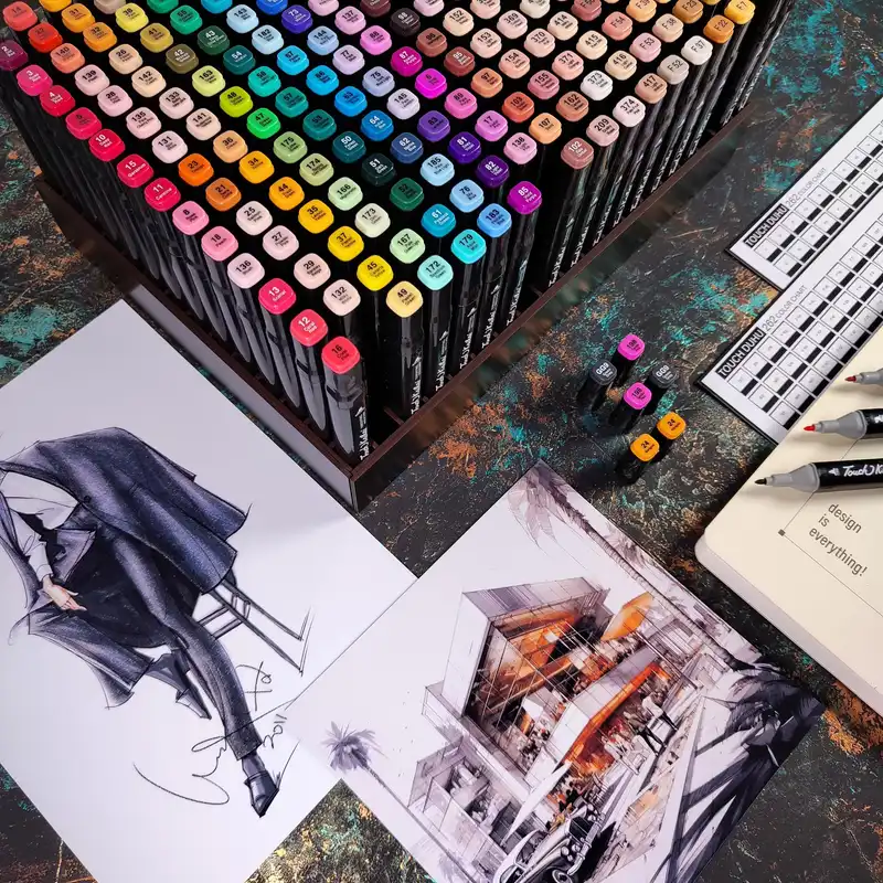 ماژیک راندو تاچ مدل r0t Edition Kaikai به همراه استند و دفتر مجموعه 262 عددی