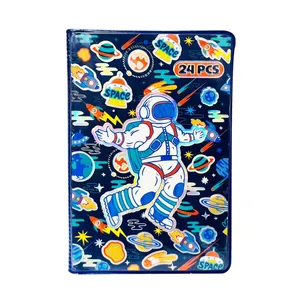 بسته لوازم تحریر مدل فضانورد در فضا کد 70 بسته 24 عددی