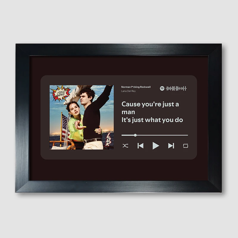 تابلو مدل موزیکال طرح Norman f*cking Rockwell by Lana Del Rey