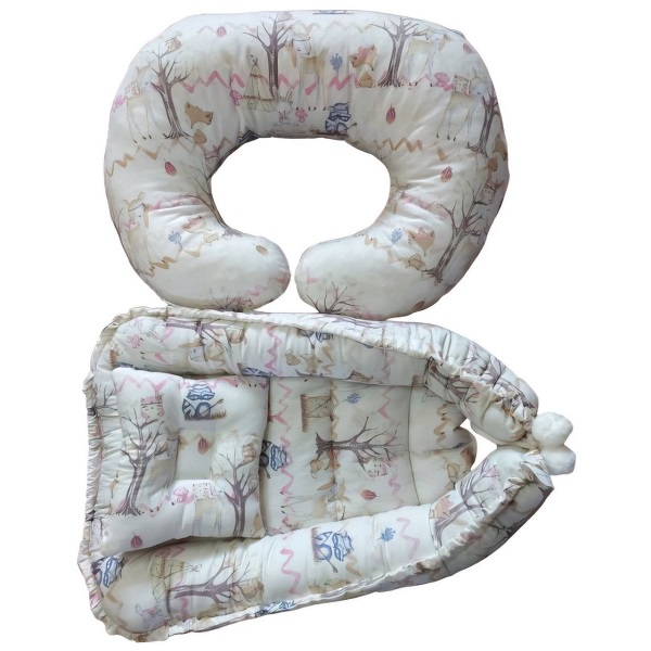 تشک خواب نوزاد شایلی مدل جنگل بهاری بسته 3 عددی