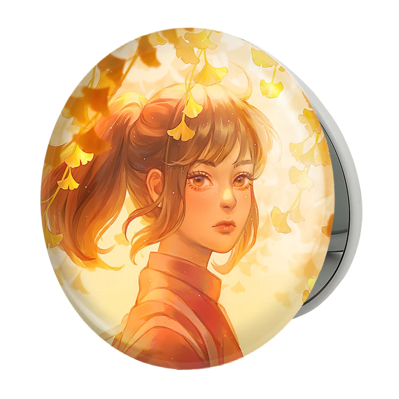 آینه جیبی خندالو طرح چیهیرو انیمه شهر اشباح Spirited Away مدل تاشو کد 12105 