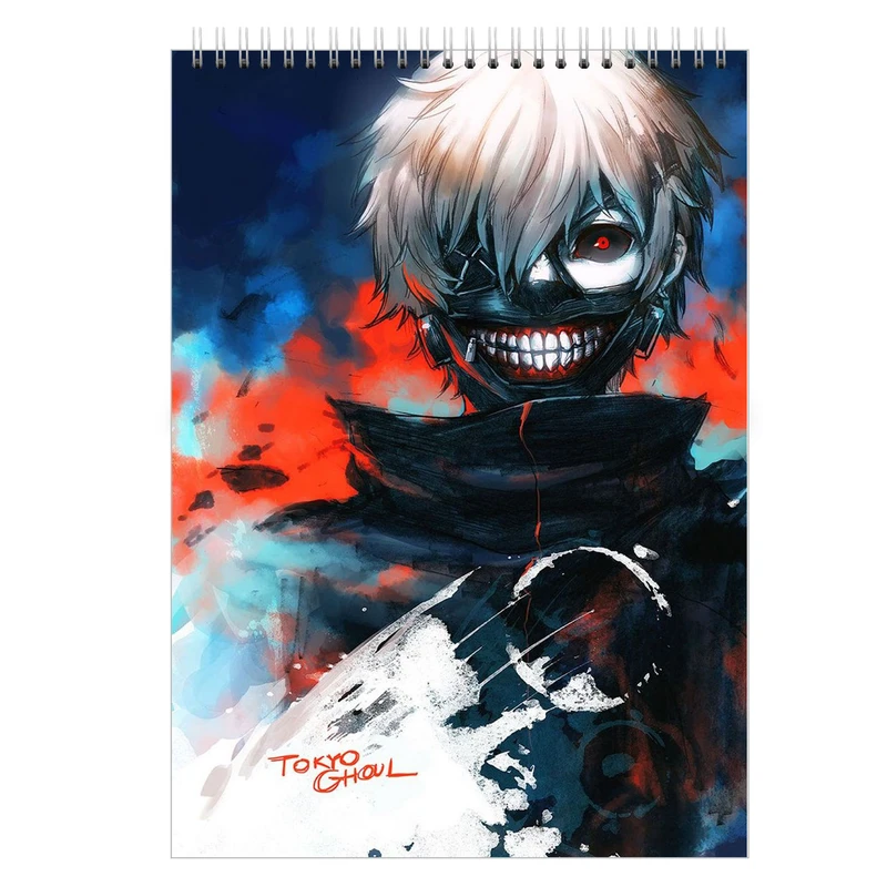 دفتر یادداشت بادکنک آبی طرح انیمه مدل Tokyo Ghoul2