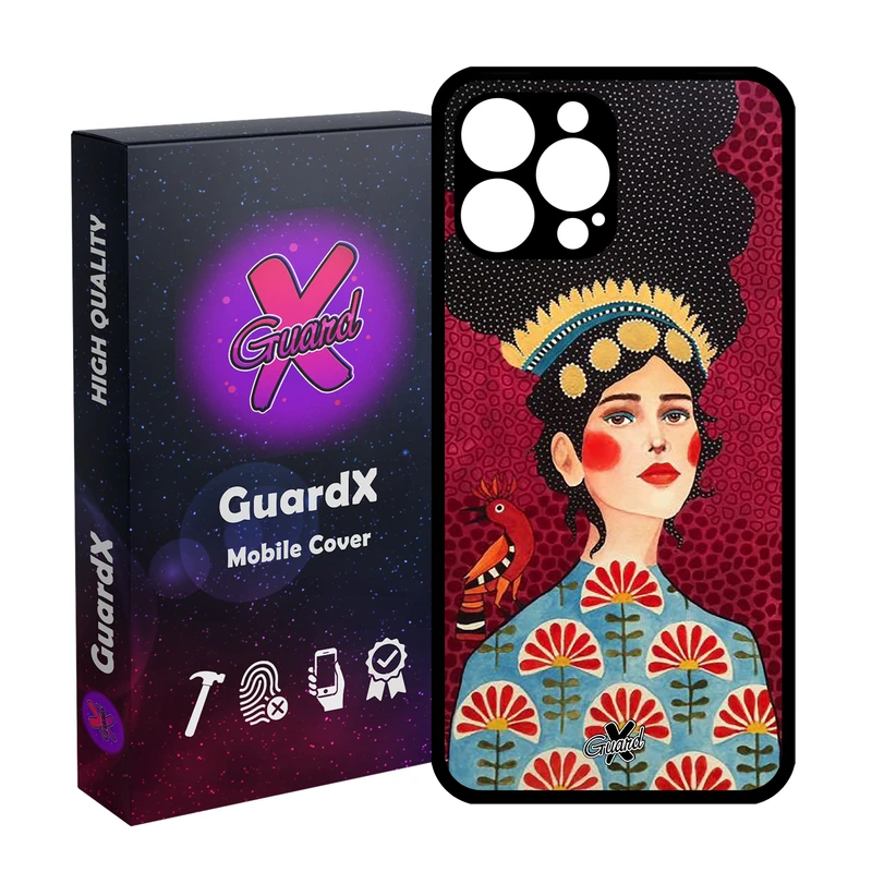 کاور گارد ایکس طرح Girl مدل Glass10179 مناسب برای گوشی موبایل اپل iPhone 14 Pro Max