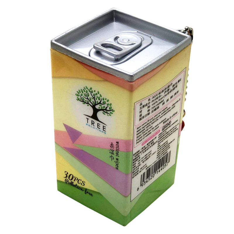 دستمال مرطوب مدل TREE کد 08 بسته 30 عددی