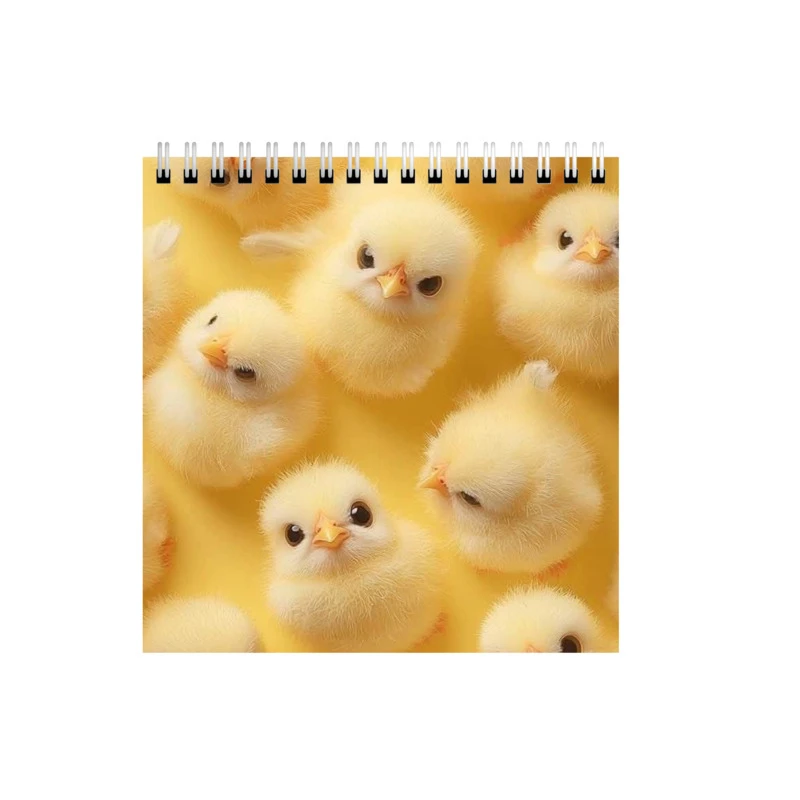 دفتر طراحی 50 برگ طرح جوجه فانتزی اخمو کد 2199862