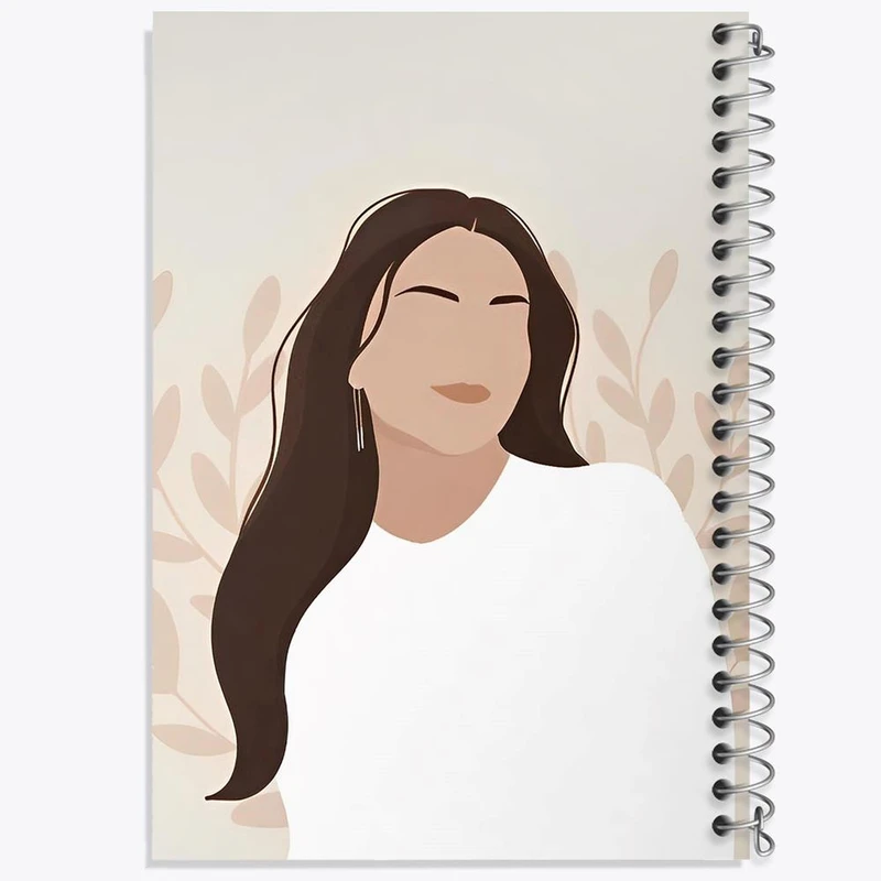 دفتر نت موسیقی 50 برگ خندالو مدل مینیمال دخترانه کد 28701