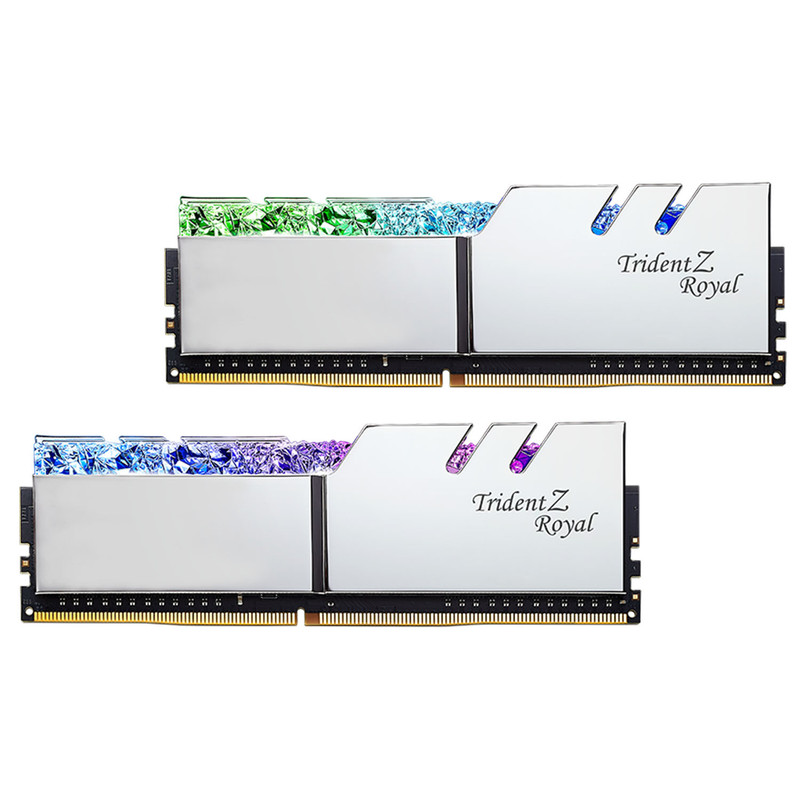رم دسکتاپ DDR4 دو کاناله 4000 مگاهرتز CL19 جی اسکیل مدل TRIDENTZ ROYAL ظرفیت 32 گیگابایت
