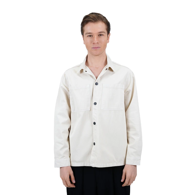 پیراهن آستین بلند یقه برگردان مردانه پاتن جامه مدل 04M8752