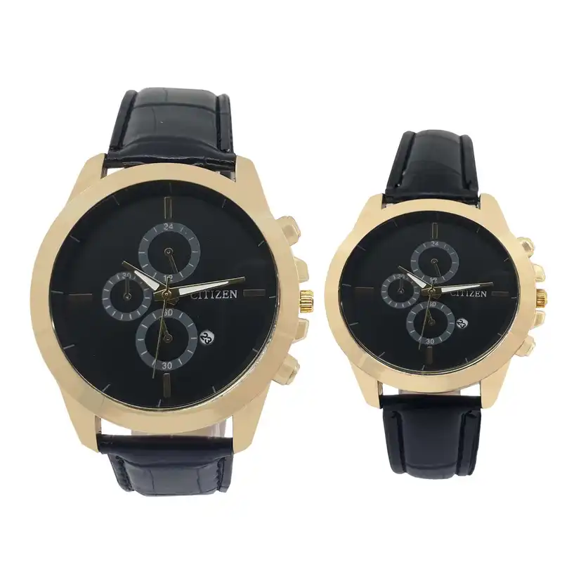 ست ساعت مچی عقربه ای زنانه و مردانه مدل اسپرت کد cit-khat-2