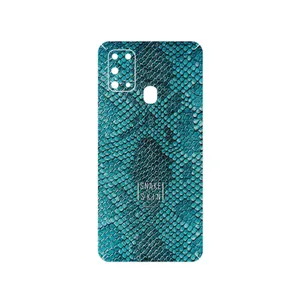 MAHOOT Blue Snake Skin Cover Sticker for Samsung Galaxy M31