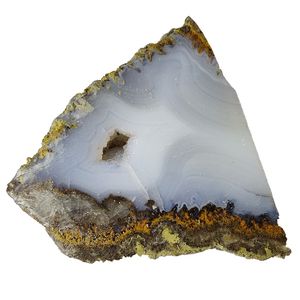 سنگ راف عقیق مدل جارویی کد R 9