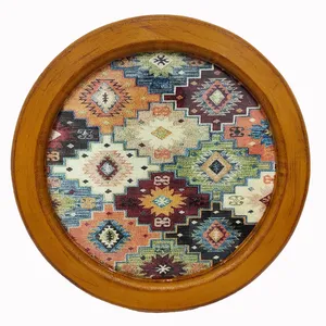 سینی چوبی رزینی مدل سنتی کد 35