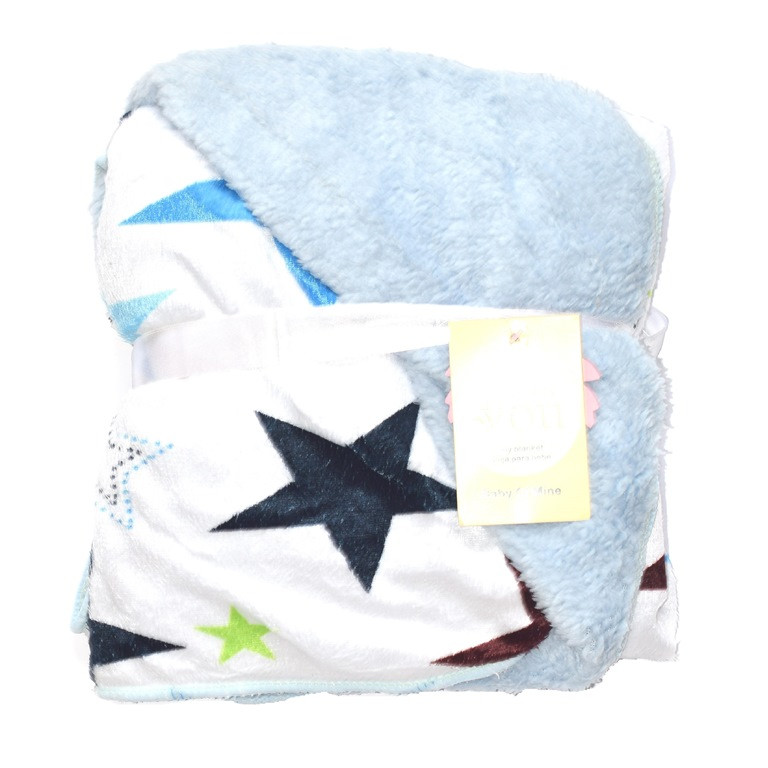 پتو نوزادی مدل D14-BlueStar