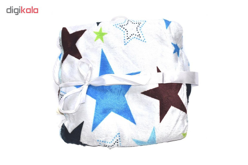 پتو نوزادی مدل D14-BlueStar