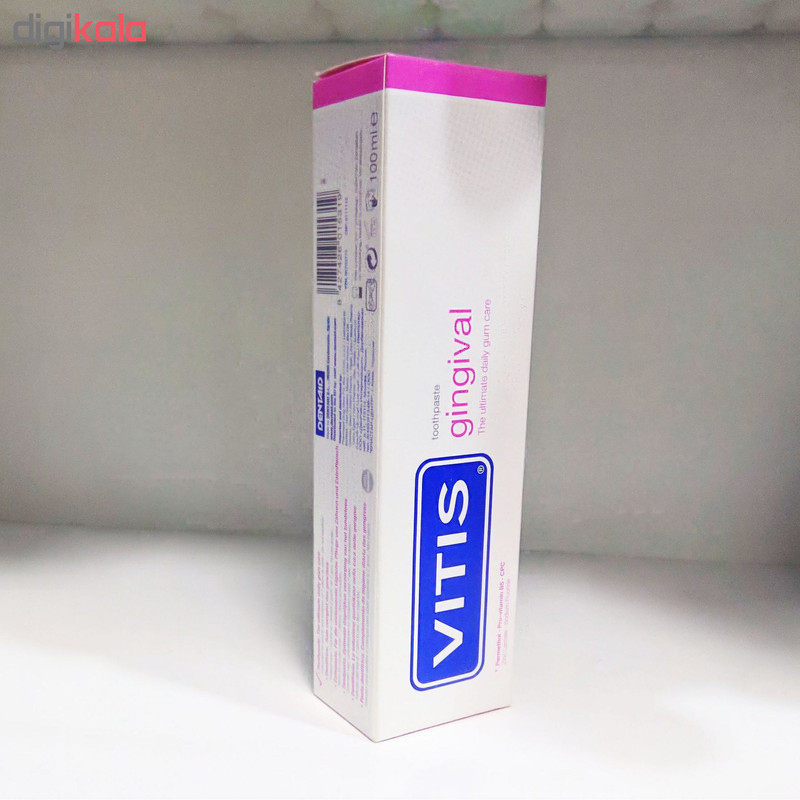 خمیر دندان ویتیس مدل Gingival حجم 100 میلی لیتر خمیر دندان ویتیس مدل Gingival حجم 100 میلی لیتر