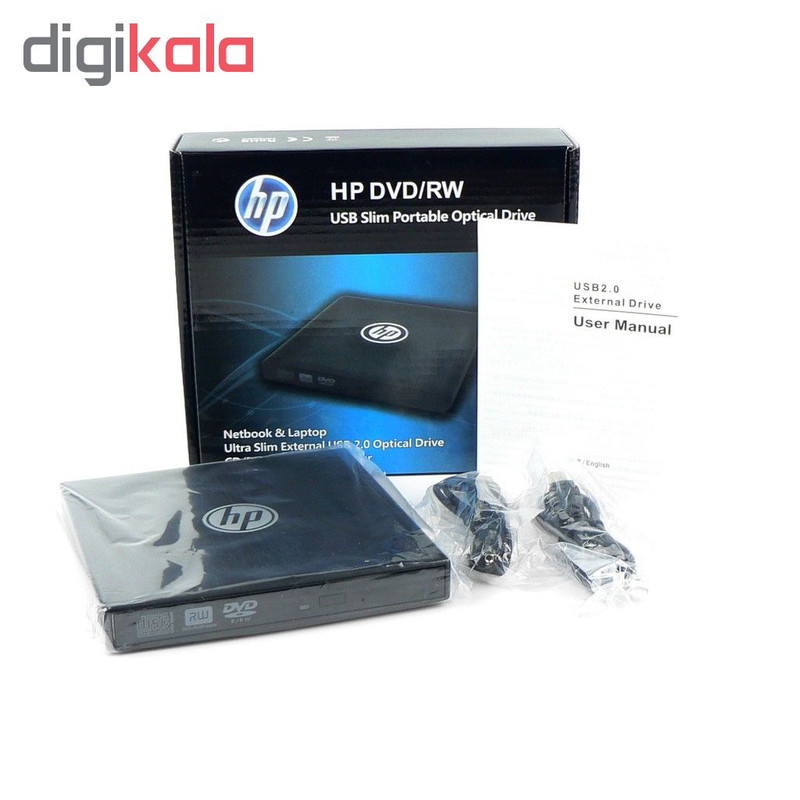 درایو DVD اکسترنال اچ پی مدل SLIM PORTABLE