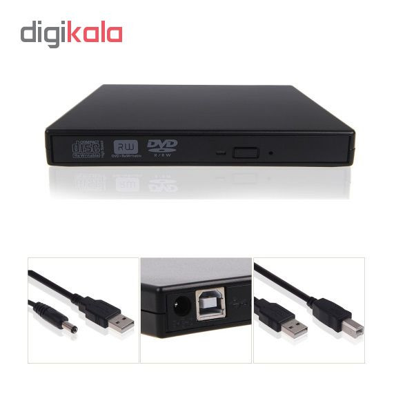 درایو DVD اکسترنال اچ پی مدل SLIM PORTABLE 2