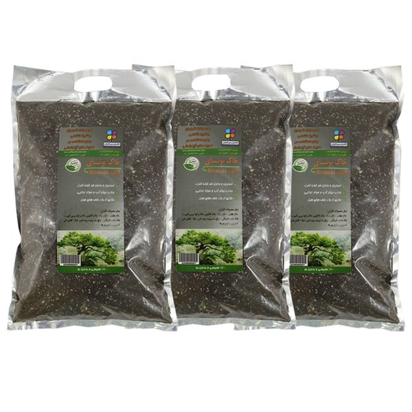 خاک بنسای گلباران سبز 1 کیلوگرمی بسته 3 عددی خاک بنسای گلباران سبز 1 کیلوگرمی بسته 3 عددی
