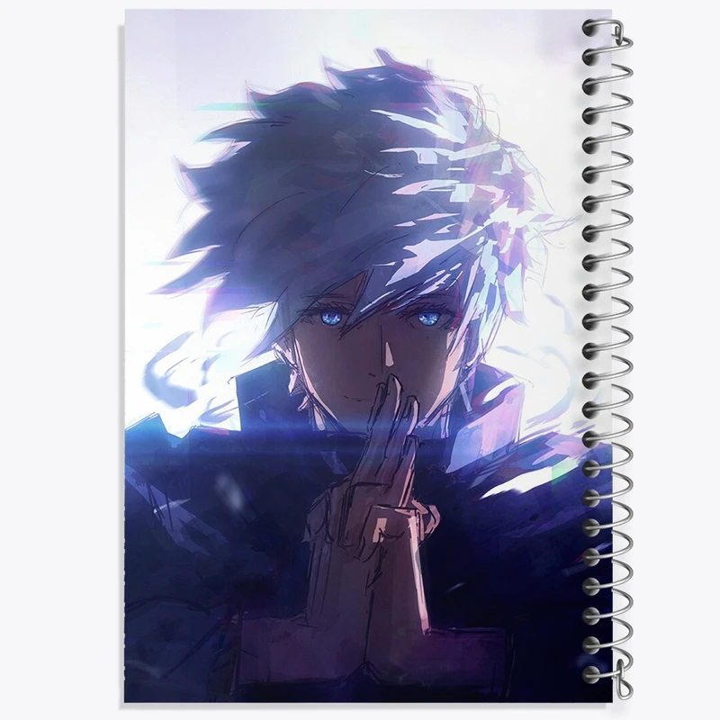 دفتر ژورنال نویسی 50 برگ خندالو مدل نقطه ای طرح گوجو ساتورو انیمه جوجوتسو کایزن کد F758