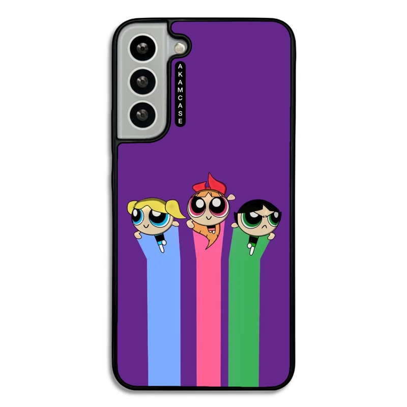 کاور آکام مدل AMCWSGS22P-POWERPUFF GIRLS13 مناسب برای گوشی موبایل سامسونگ Galaxy S22 Plus